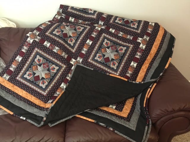 Queen This quilt is hand stitched, made by Aylmer Thrift Store Volunteers and would be a beautiful addition to any bedroom Dimensions are 92” x 100” – Queen Size Starting bid is $300. View and bid at Campbell's, 17 Talbot St E, Aylmer, ON N5H 1H3